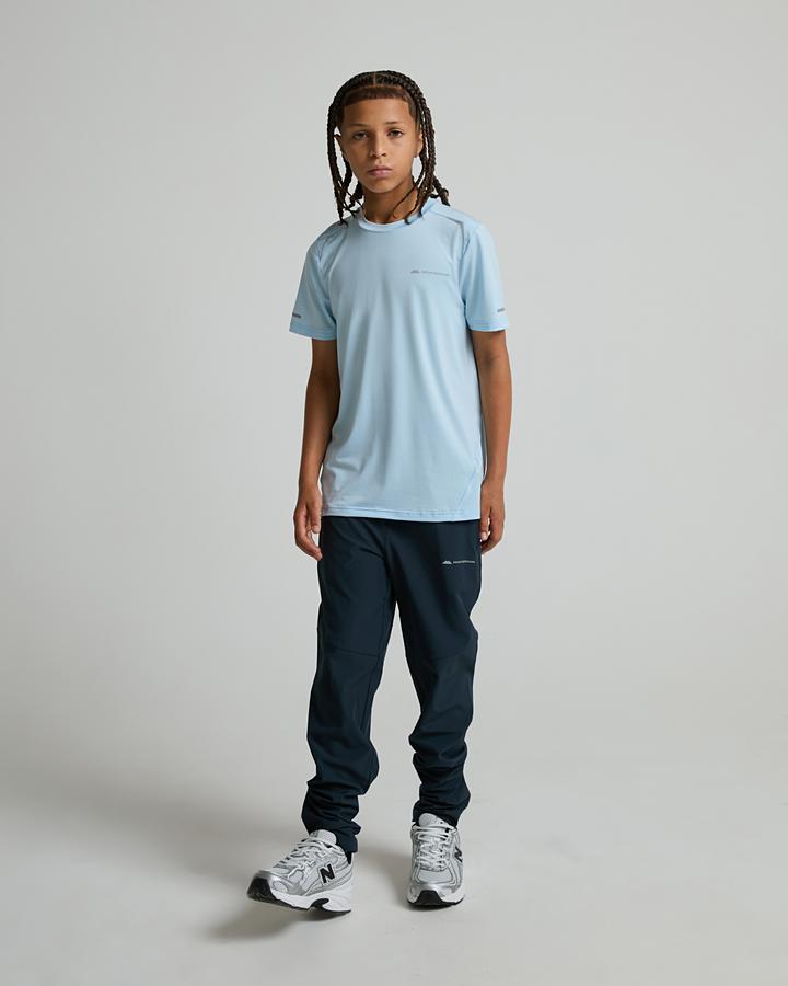 Monterrain Junior Bolt 2.0 Space Dye T-Shirt Blue Size: L/B - Footasylum