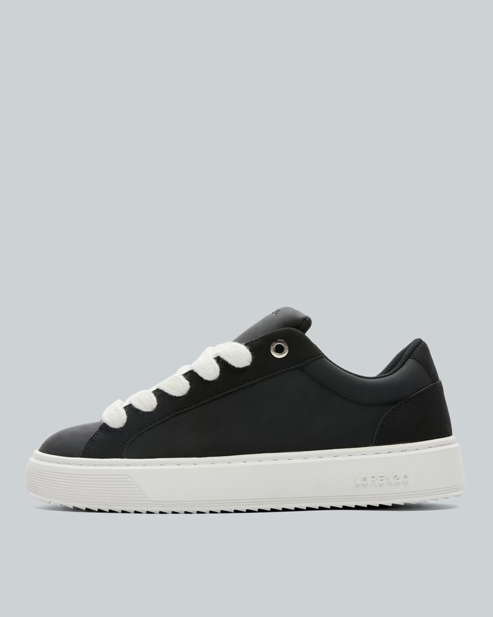 Lorenzo Men's Gatto Trainers Size 8 Black Leather - Image 2