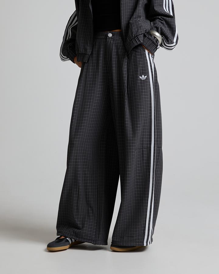 Adidas - Women - Checks Trouser Loose Pants - Black - M - Image 4