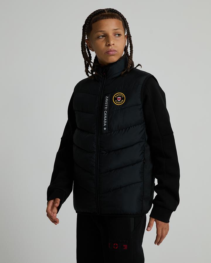 Zavetti Canada Kids Black Fallonino Hybrid Gilet in Size 12-13Y, JD Sports - Image 2