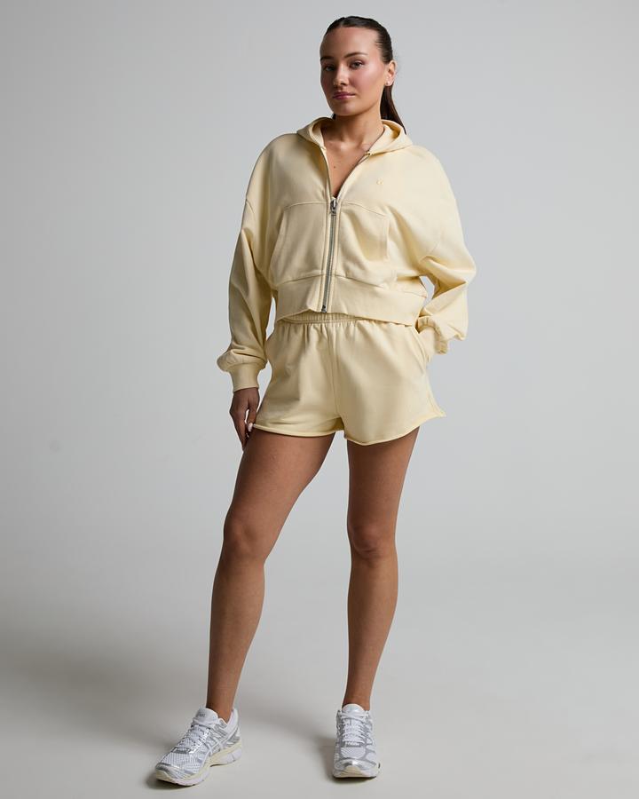 Myprotein Womens Lightweight Loopback Full Zip Hoodie Yellow, Women's size: XS, FootAsylum