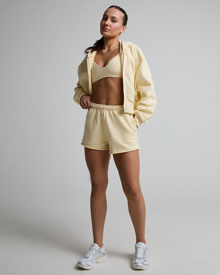 Myprotein Womens Lightweight Loopback Short Yellow, Women's size: XS, FootAsylum