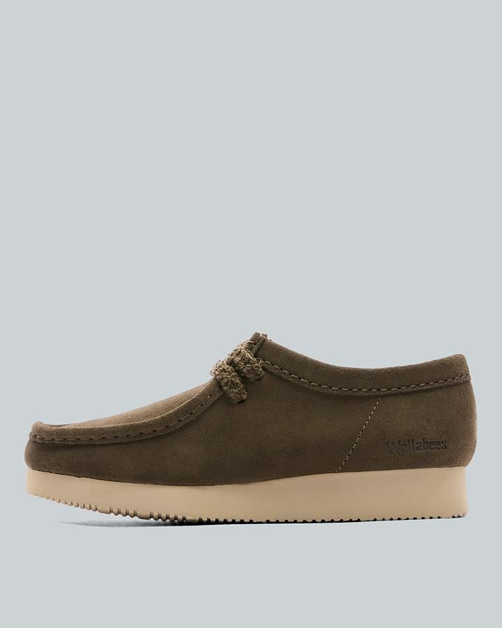 Clarks Originals Womens Wallabee Lite Shoe Green Size: 5 - Footasylum