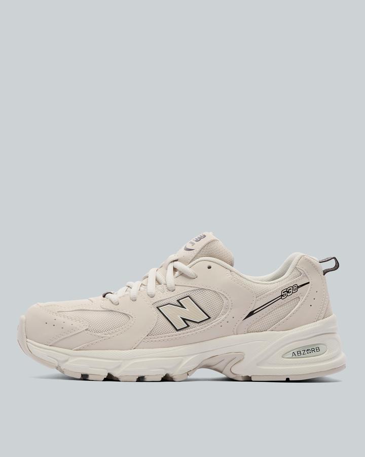 New Balance Junior 530 Trainer Beige, Kids size: 4, FootAsylum