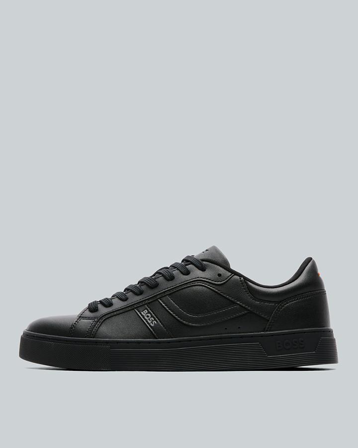 Boss Rhys Tennis Trainer Black, Men's size: 11, FootAsylum