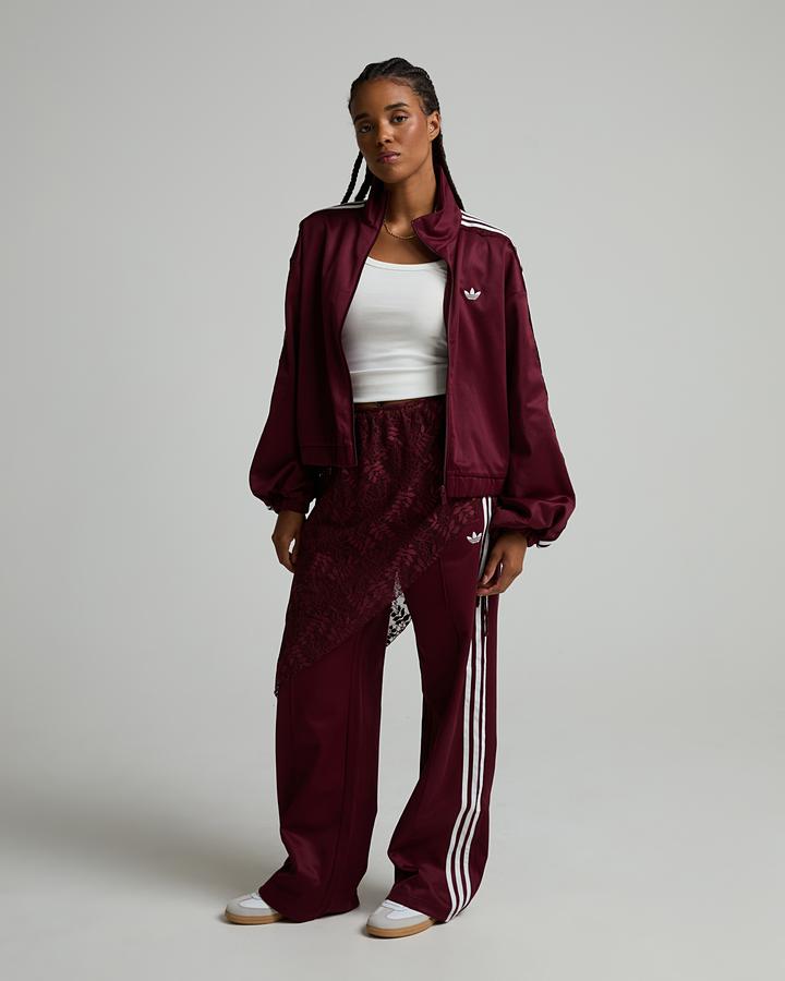 adidas Originals Womens Firebird Lace Skirt Track Pant - Red