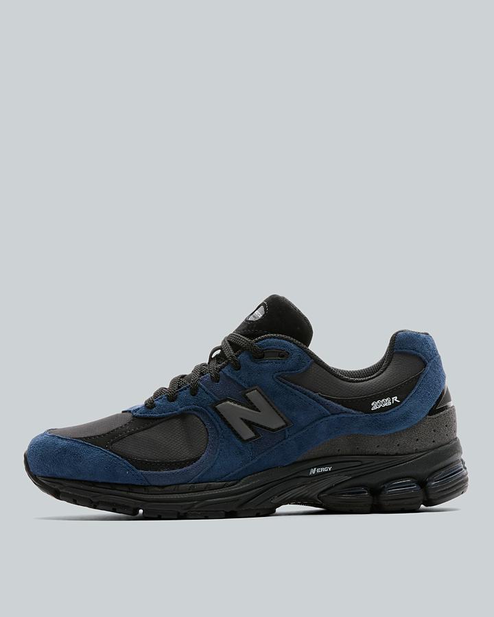 New Balance Mens 2002 Cushioned Leather Mix Trainers, Black, Size 9, Men - Image 3