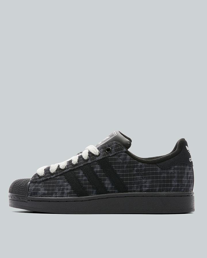Adidas Originals Superstar Ii Camo Trainer Black Size: 8.5 - Footasylum