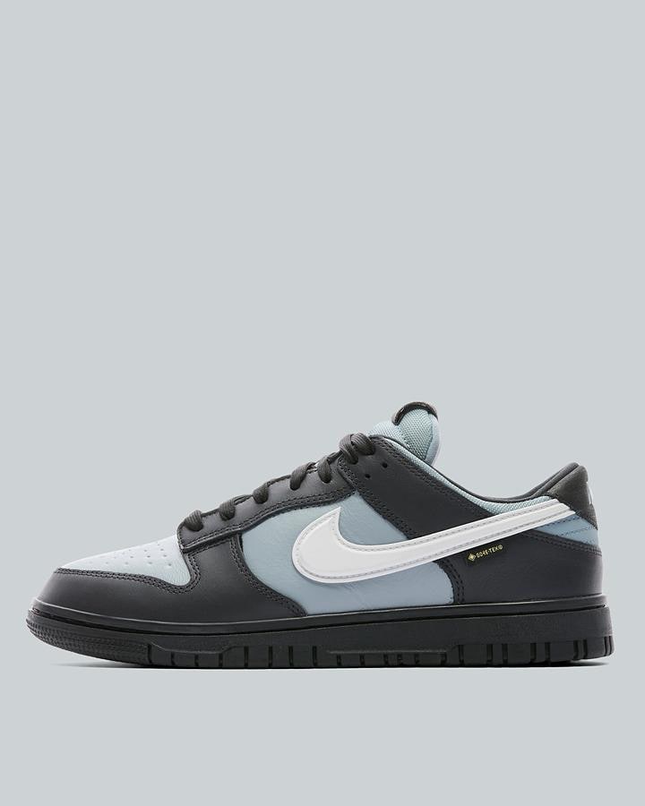 Nike Dunk Low - Men's Black Leather Court Shoes - Size 9 - Image 3