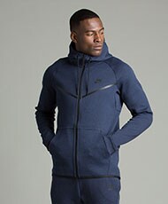 nike tech suit navy blue