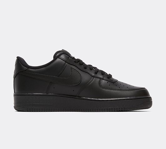 nike air force one low black