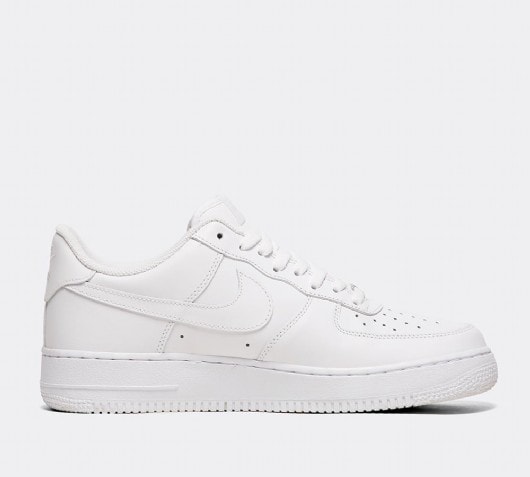 nike air force 1 black and white footasylum