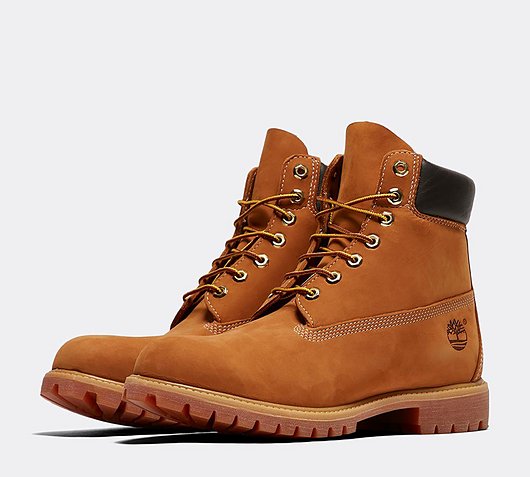 timberland mens 6 inch premium boots mid brown