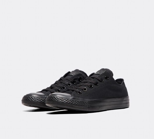 respektfuld lejr Foranderlig Converse Womens Chuck Taylor All Star Ox Mono Canvas Trainer | Black |  Footasylum