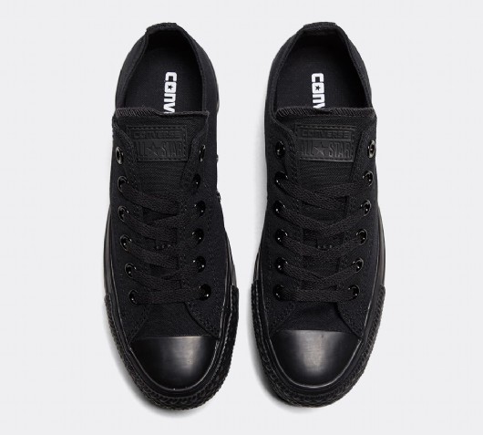 black converse mono