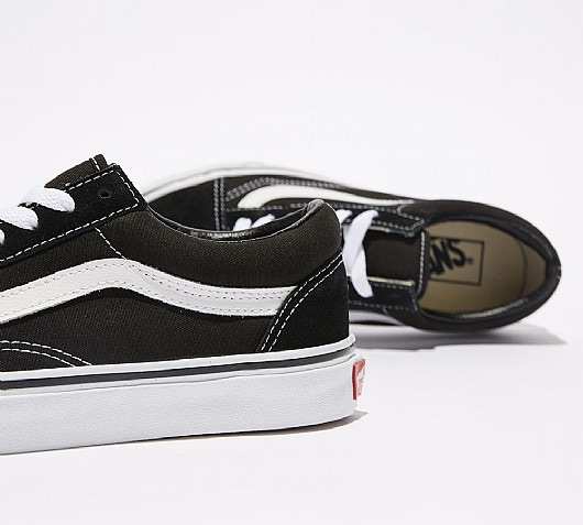 black and white vans footasylum