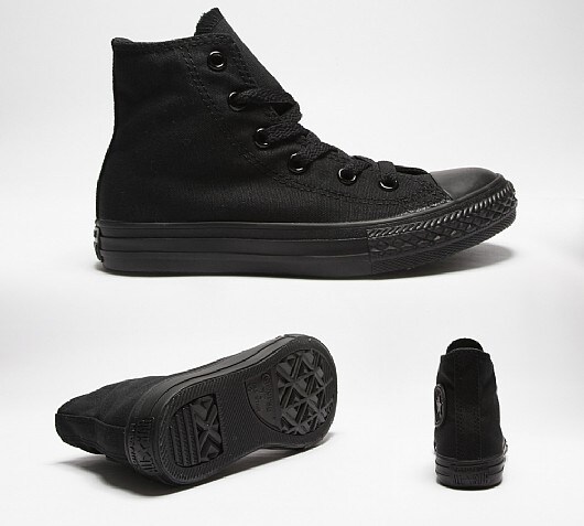 Converse Infant Chuck Taylor All Star High Mono Canvas Trainer