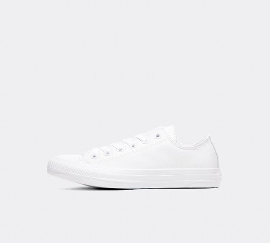 converse white all star mono ox trainers