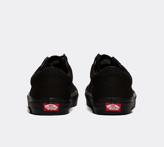 vans old skool plain black