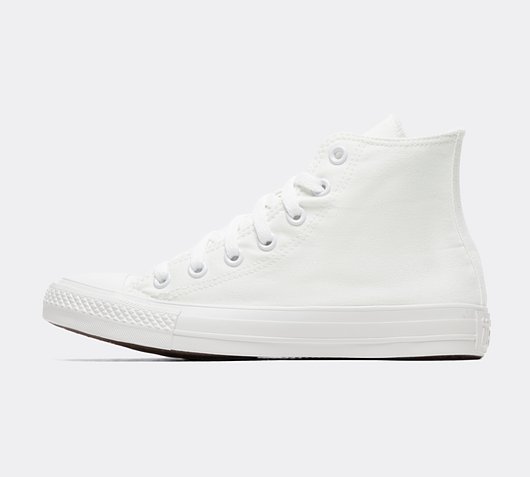 Plain white converse discount