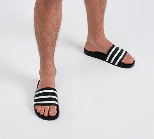 غير مرتبطة مزيج وسط المدينة adidas adilette black and white -  oldmilehotel.com