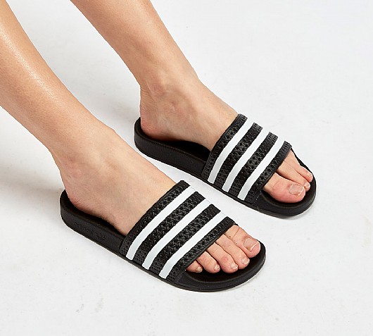 adidas womens slides black