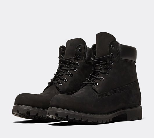 6 Inch Premium Boot | Black Nubuck |