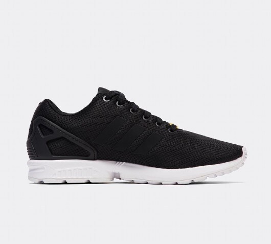 mens adidas white zx flux trainers