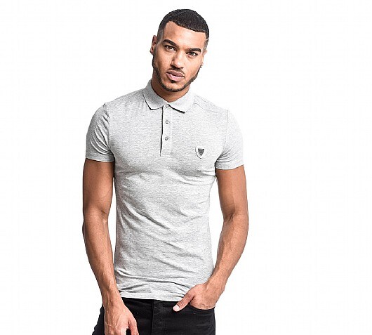 Antony Morato Silver Polo Shirt