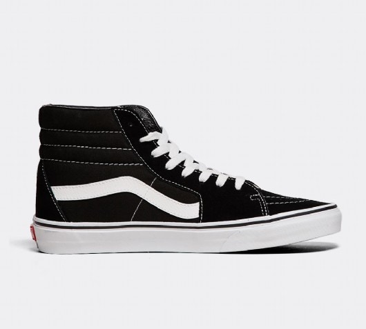 black and white vans footasylum