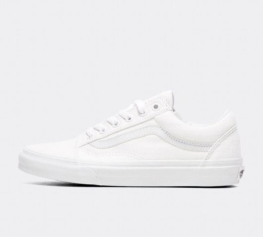 Vans Womens Old Skool Trainer | True White | Footasylum