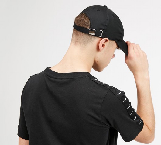 Nike Junior Metal Swoosh Cap | Black 