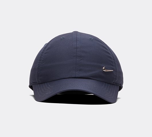 nike metal swoosh cap blue