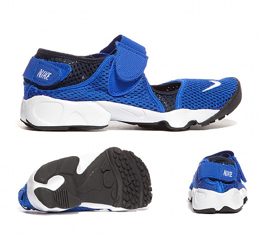 navy blue nike rifts