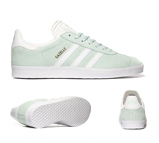 adidas gazelle mint green womens