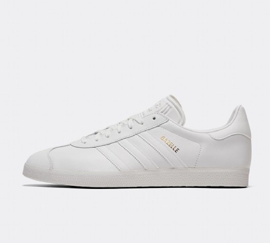 adidas gazelle white gold