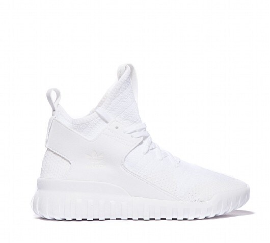 adidas tubular primeknit white