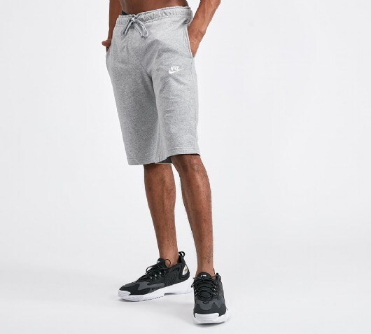 grey nike jersey shorts