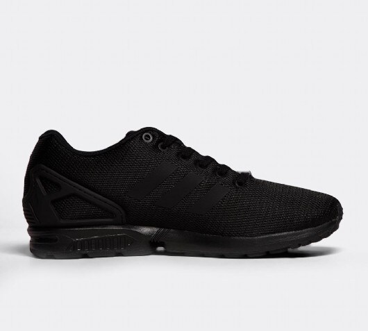 mens grey adidas zx flux trainers