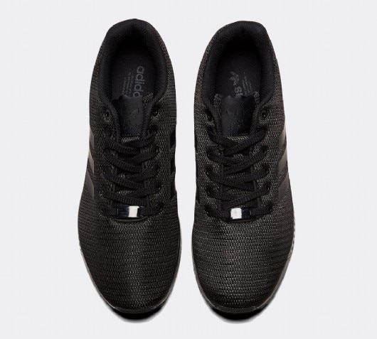 adidas zx flux black black grey