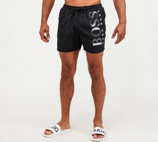 Hugo Boss Boss Swim Short Octopus In Black