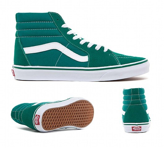 vans sk8 hi green