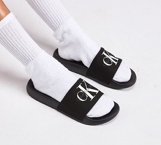 black ck slides