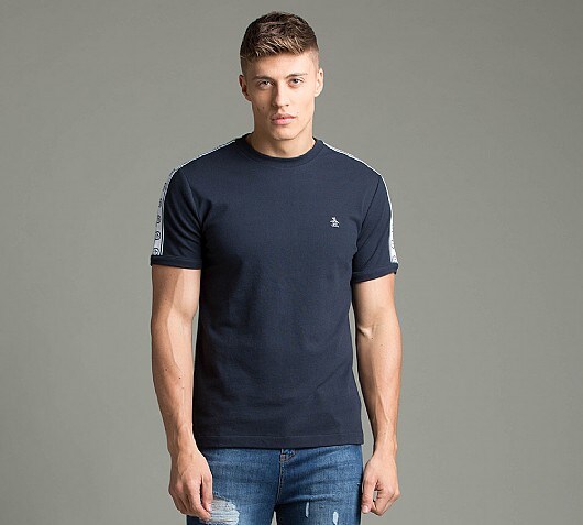 Original Penguin Sleeve Taped T-Shirt