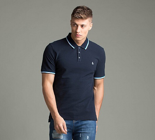 Original Penguin Tipped Athletic Polo Shirt