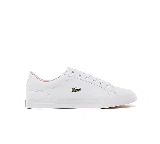 junior white lacoste trainers