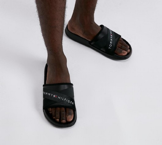 tommy hilfiger slides clear Online 