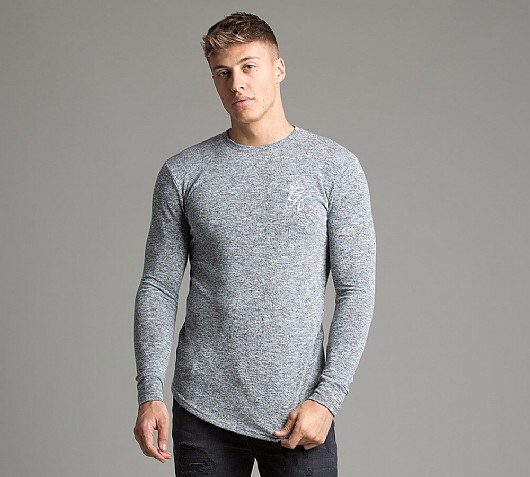 Gym King Mid Marl Knit Long Sleeved T-Shirt