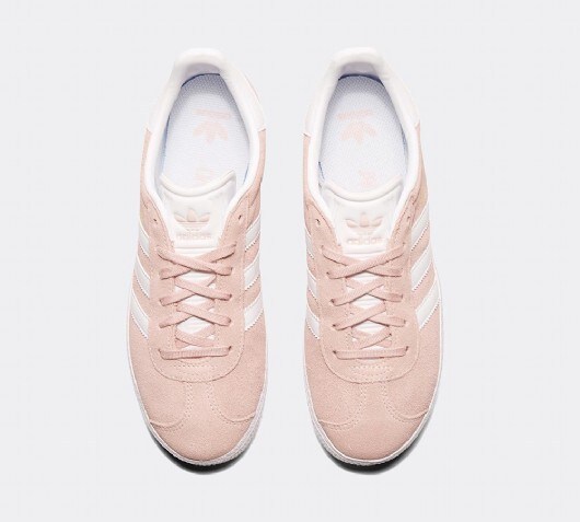 adidas gazelle junior white and pink