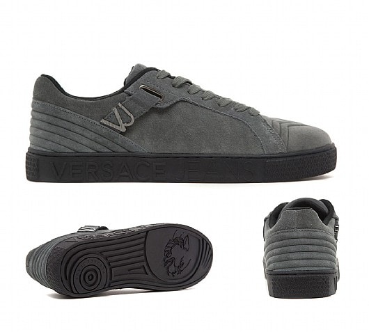 Versace Jeans Cupsole Linea Cassetta Suede Trainer